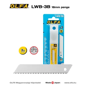 Olfa LWB-3B - 18 mm széles penge