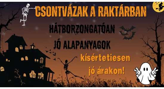 Szabadítsd ki a raktár szellemeit - Halloween-i akció!
