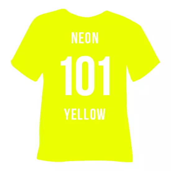 POLI-FLOCK - Tubitherm PLT 101 Neon yellow 0,5*1m