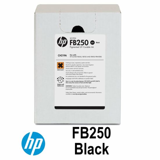 HP FB500/700 - HP FB250 UV festék Black - 3 liter