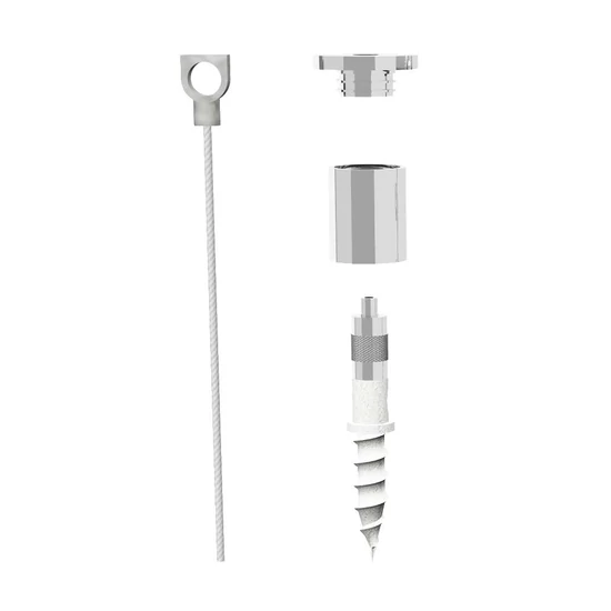 STADUR Basic+ fém felfüggesztési rendszer 14mm-es kapoccsal és huzallal - Stadur táblákhoz